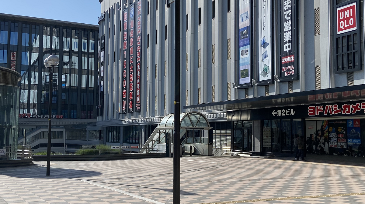 仙台東口からのルート1